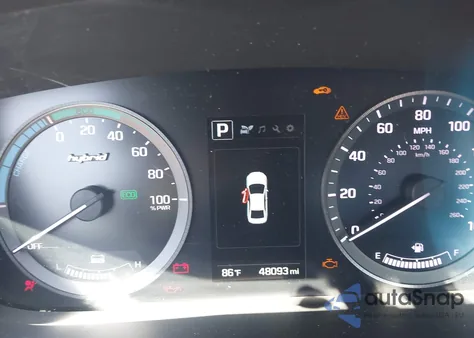 2017 Hyundai Sonata Hybrid Se from USA, damaged, VIN KMHE24L18HA051100